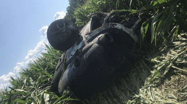 В Украине разбился вертолет Ми-2