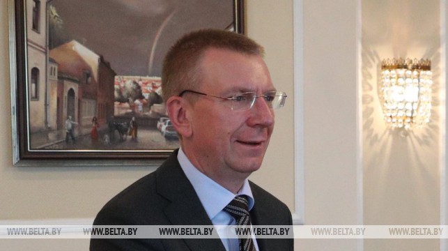 Глава МИД Латвии отметил доверительный и открытый характер взаимоотношений с Беларусью Глава МИД Латвии отметил доверительный и открытый характер взаимоотношений с Беларусью