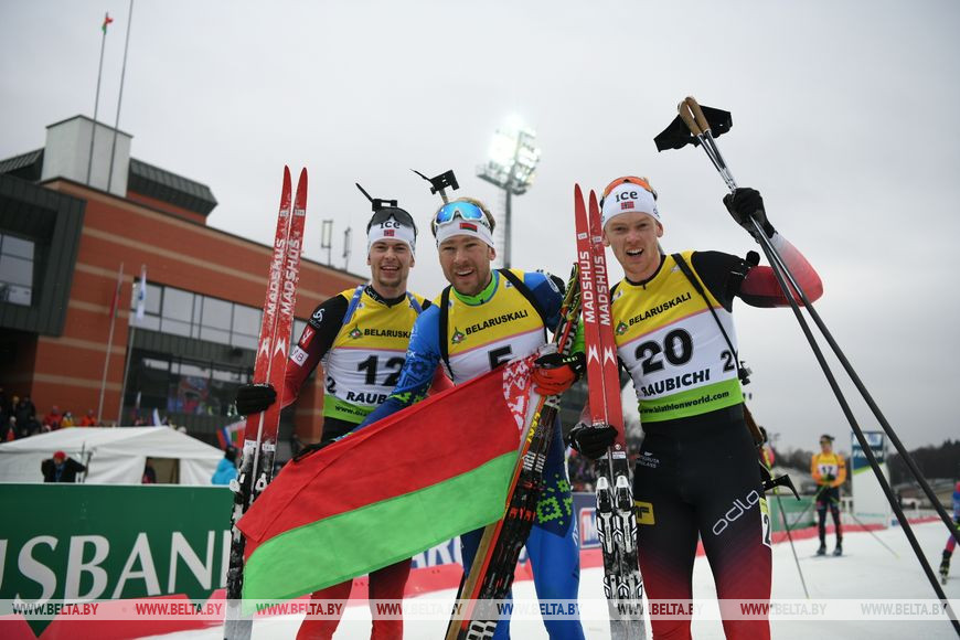 Белорус Серей Бочарников выиграл пасьют чемпионата Европы по биатлону в "Раубичах"