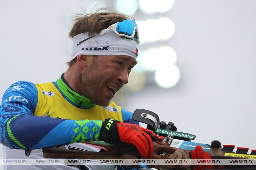 Белорус Серей Бочарников выиграл пасьют чемпионата Европы по биатлону в "Раубичах"