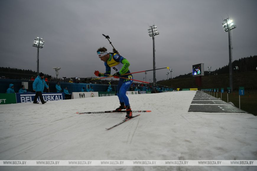 Белорус Серей Бочарников выиграл пасьют чемпионата Европы по биатлону в "Раубичах"